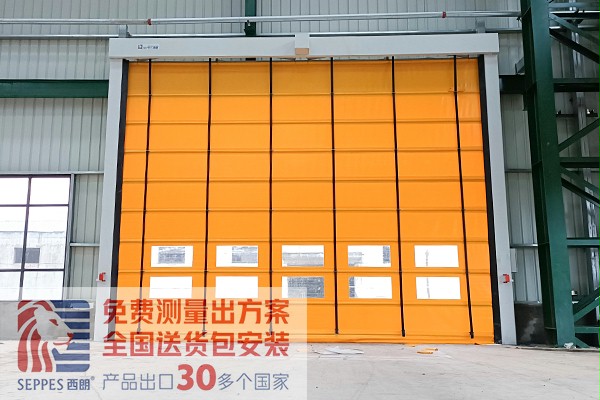 濟源鋼鐵再次安裝好色先生TV污污堆積快速門