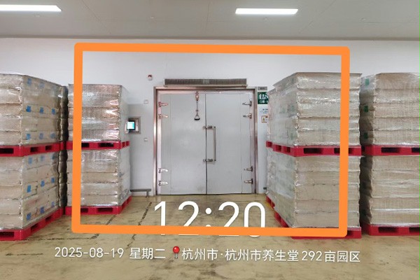 養生堂成品庫升級改造前的平開門